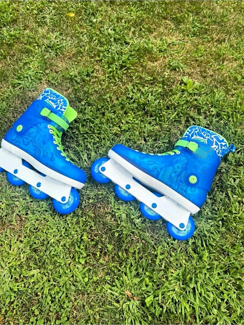 Impala Lightspeed Inline Skate Blue & Green Roller Skates